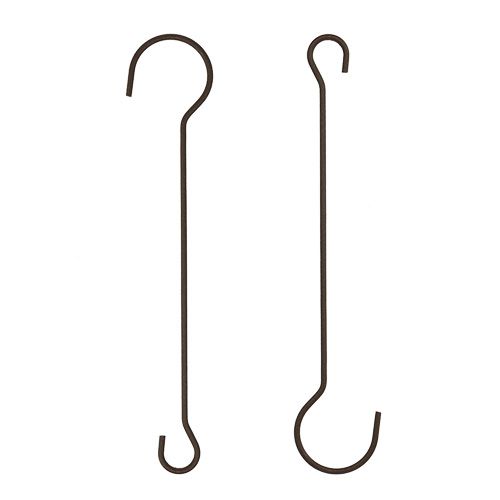 Prodotto Gancio in metallo 15 cm marrone 12 pz
