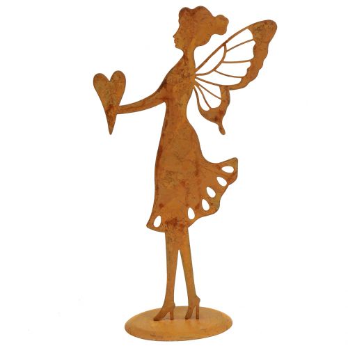 Floristik24 Figura decorativa ruggine elfo H24cm