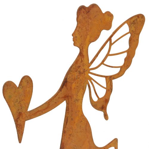 Floristik24 Figura decorativa ruggine elfo H24cm