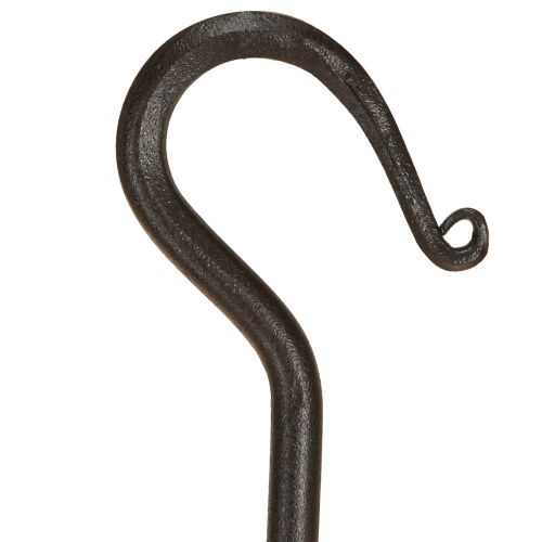 Prodotto Gancio in metallo Gancio nero per decorazione per appendere 21 cm 2 pezzi
