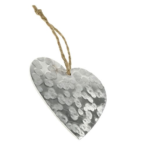 Floristik24 Cuore in metallo da appendere 5,5 cm 16 pz