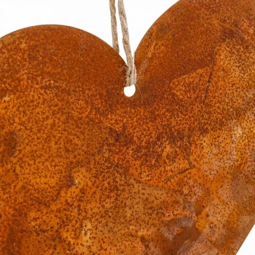 Prodotto Cuori in metallo, pendenti decorativi, decoro ruggine 19×20 cm 4 pz