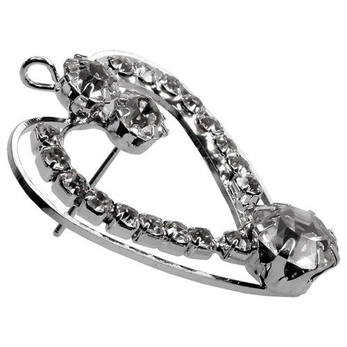 Floristik24 Cuori di metallo argento 3 cm 6 pezzi