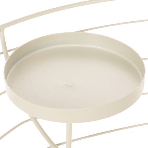 Portacandele rotondo per corona d'Avvento, adatto per quattro lumini o candele, 35 cm | Floristik24.it