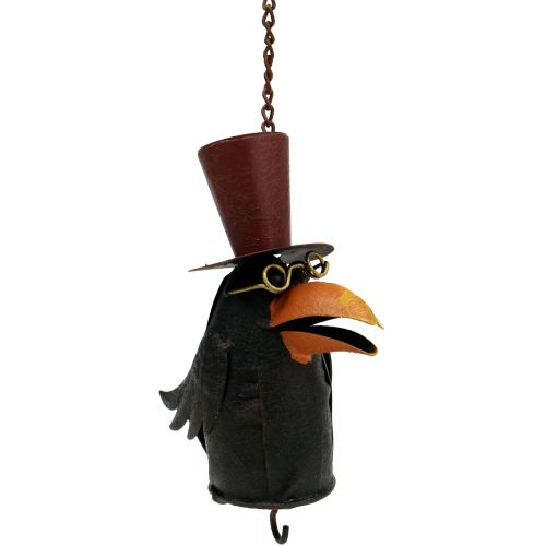 Floristik24 Corvo da appendere 18 cm