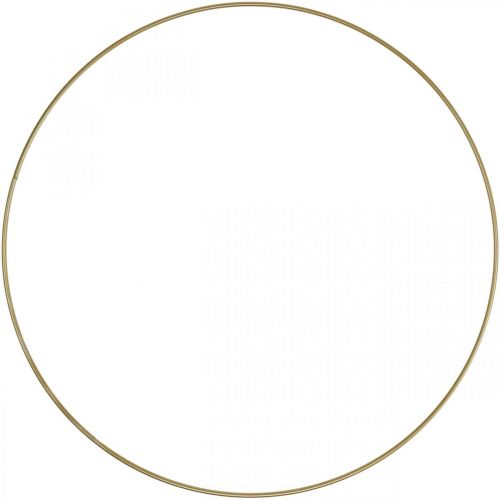 Anello decorativo anello in metallo Anello scandinavo anello decorativo oro Ø30.5cm 6pz