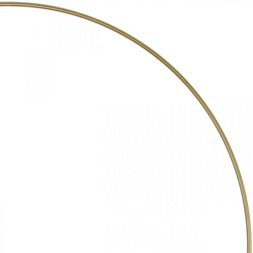 Prodotto Anello in metallo Anello decorativo Scandi Anello decorativo Anello oro Ø20,5cm 6 pz