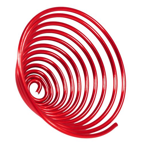 Floristik24 Vite per filo di alluminio vite in metallo rosso 2mm 120cm 2 pezzi
