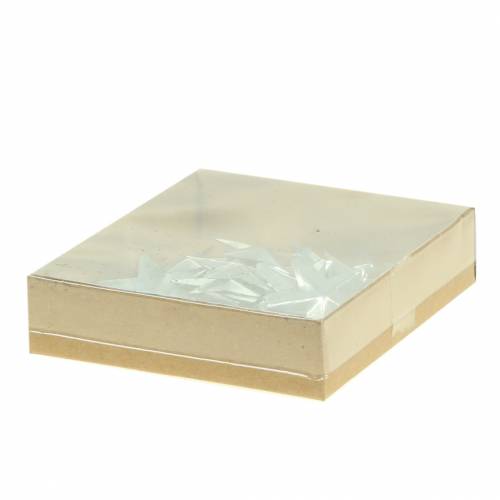 Floristik24 Stella metallo argento 4 cm 48 pz