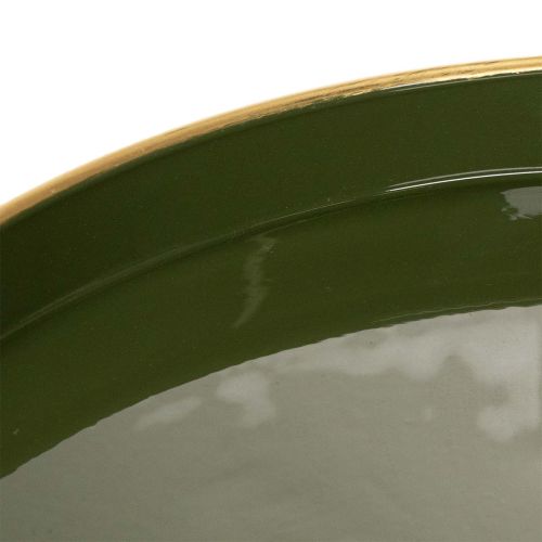 Vassoio decorativo verde con