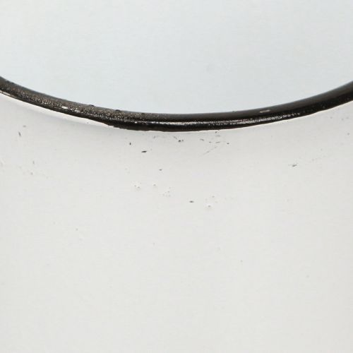 Prodotto Tazza in metallo Tazza per piante Metallo Bianco Nero Ø9cm 4pz