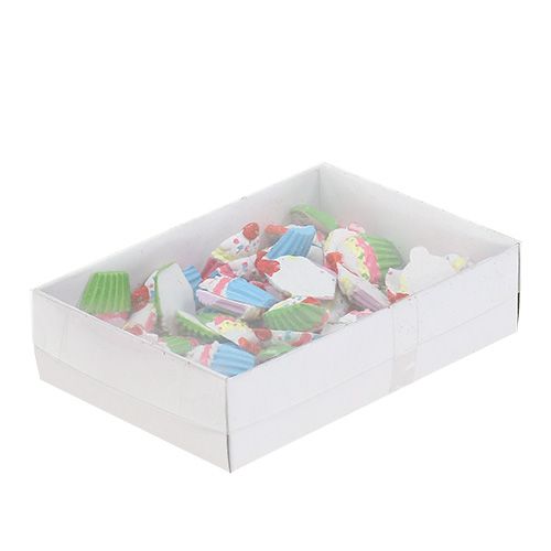 Floristik24 Mini Cupcakes colorati 2,5 cm 60 pezzi