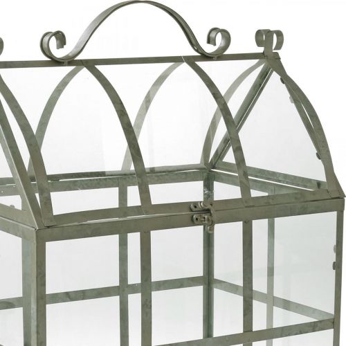 Floristik24 Mini Serra Piccola Serra Decorativa in Vetro Metallo H51cm