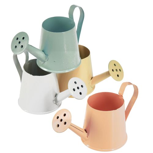Prodotto Mini annaffiatoio decorazione in metallo primavera 4 colori 5cm 8 pezzi