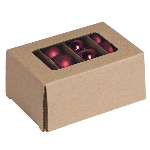 Prodotto Mini palline di vetro per Natale in Bacca Ø3cm 22 pz