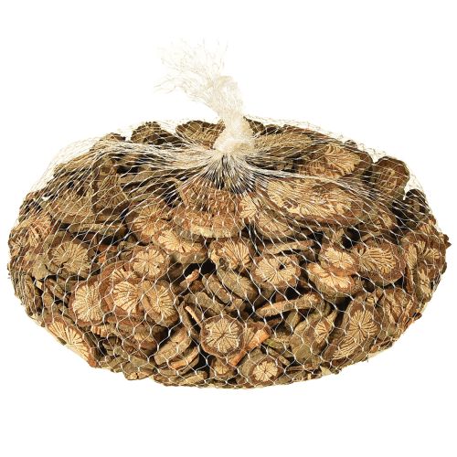 Prodotto Mini dischi di legno decorazione noce di betel con grani 1-4,5 cm 300 g