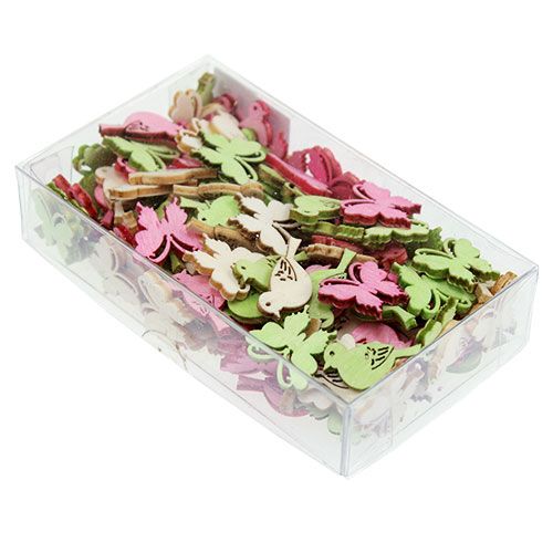 Prodotto Mini lettiera decorativa in legno 2 cm pastello asst. 144 pz