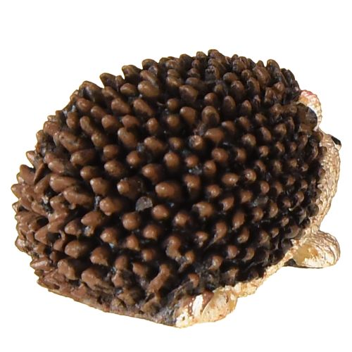Prodotto Mini riccio figure decorative autunnali dipinte a mano 4×2,5×2cm 6 pezzi