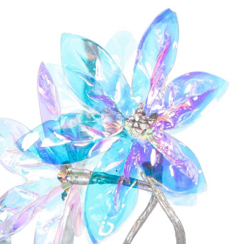 Ramo artificiale fiorito con fiori iridescenti, 80 cm | Floristik24.it