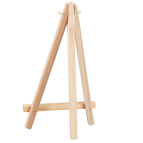 Prodotto Mini porta carte da cavalletto in legno naturale 11x19 cm 6 pz