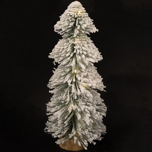 Prodotto Mini albero di Natale a LED abete natalizio innevato 40cm