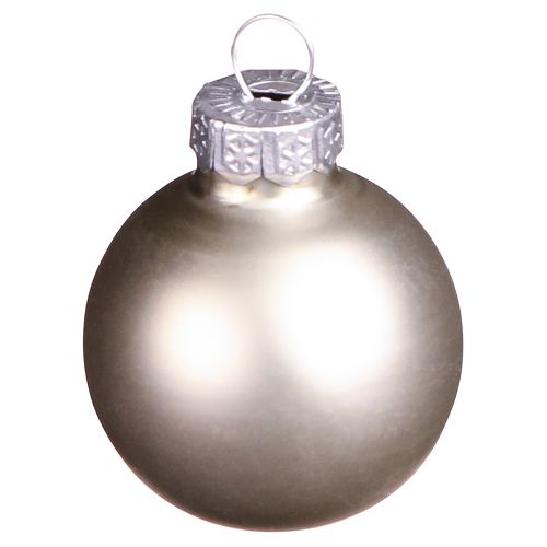 Prodotto Mini palline di Natale palline di vetro antracite Ø3cm 22 pz