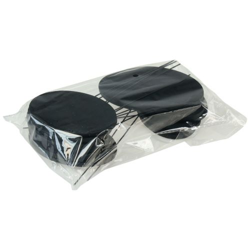 Prodotto Mini Lavagna Tappo Metallico Ovale Nero 7,5x4,5cm 12pz