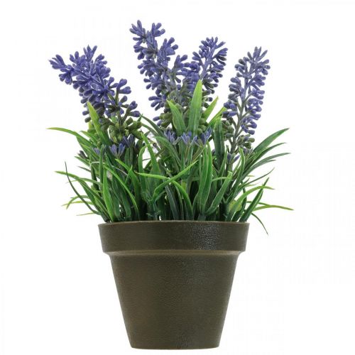 Prodotto Mini lavanda in vaso pianta artificiale decorazione lavanda H16cm