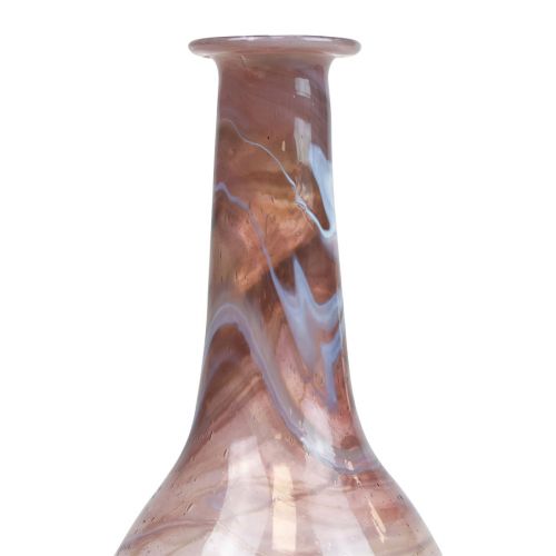 Prodotto Mini vaso da fiori in vetro viola Ø7,5 cm H15 cm