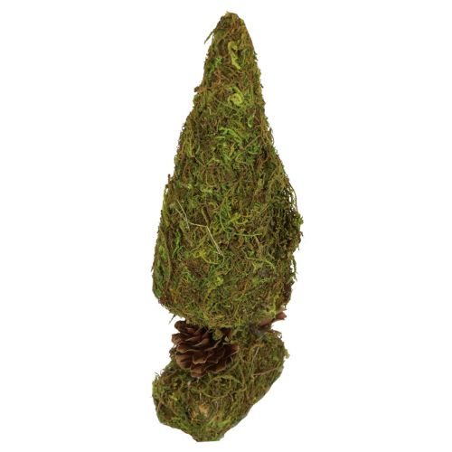 Floristik24 Mini albero di Natale decorazione tavolo artificiale albero di muschio H18cm