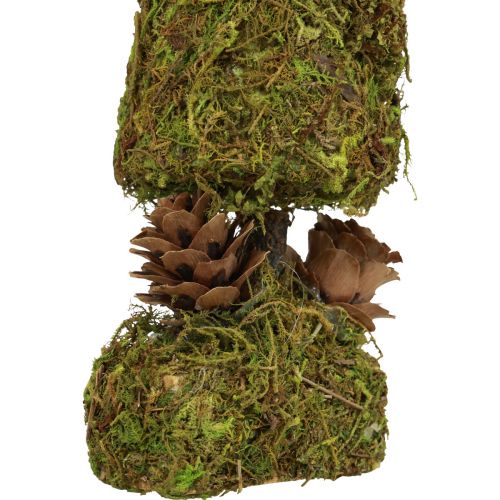 Floristik24 Mini albero di Natale decorazione tavolo artificiale albero di muschio H18cm