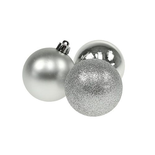 Prodotto Mini pallina di Natale argento Ø3cm 14pz