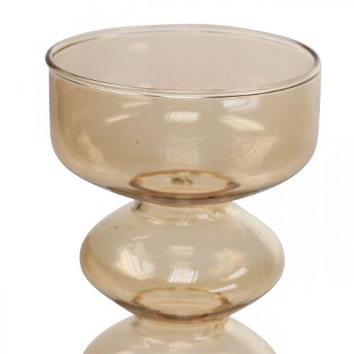 Floristik24 Mini Vasi Vetro Vasi Decorativi in Vetro Colorato H15.5-17cm Set di 3
