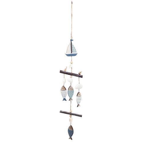Appendiabiti decorativo da appendere marittimo carillon di vento marittimo 54 cm