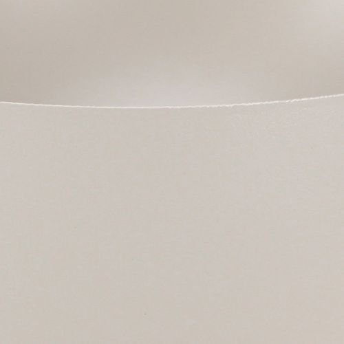 Prodotto Ciotola moderna per piante in metallo, trofeo decorativo grigio Ø20cm H16,5cm