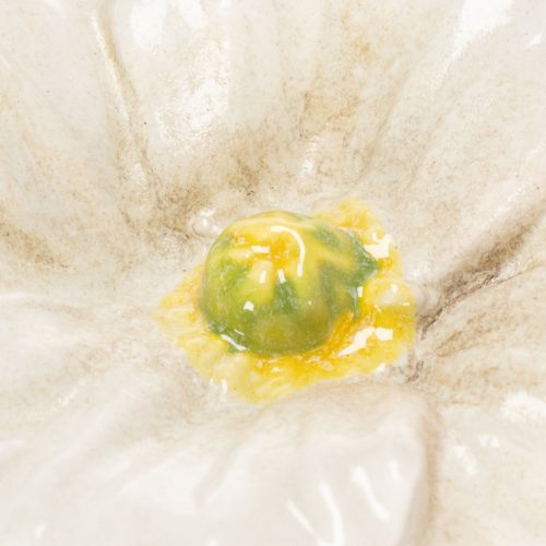 Prodotto Paletto per fiori di papavero, fiore in ceramica, amorevolmente dettagliato, per eleganti accenti da giardino, 42 cm, 4 pezzi