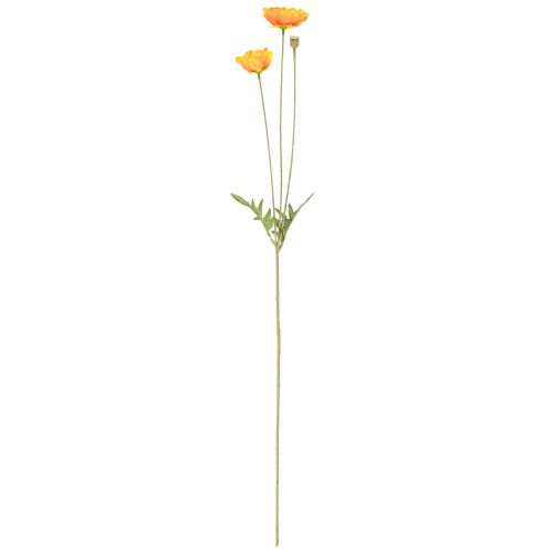 Prodotto Decorazione di papaveri, bouquet di fiori artificiali arancioni, 78 cm, 6 pezzi