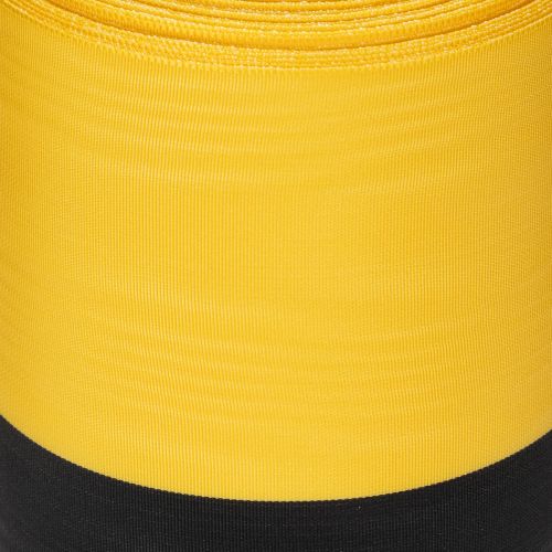 Nastro per ghirlanda in moiré 150 mm giallo-nero - nastro da lutto, fascia, decorazione, nastro per club - rotolo da 25 m | Floristik24.it