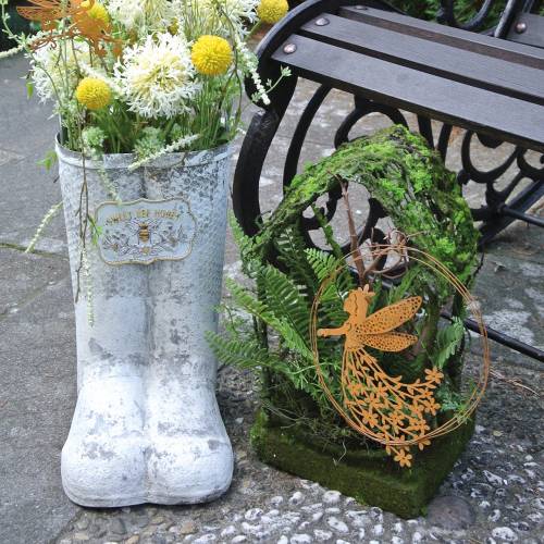 Floristik24 Moss deco casa in erba con muschio artificiale e felce