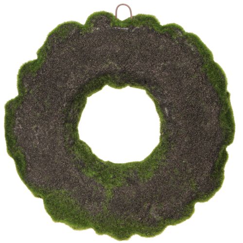 Prodotto Corona di muschio corona artificiale muschio decorazione da parete verde Ø34cm