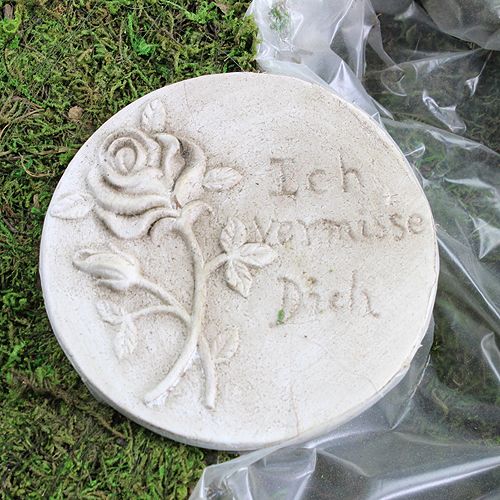 Floristik24 Ghirlanda di muschio Ø 30 cm con foro per piantare