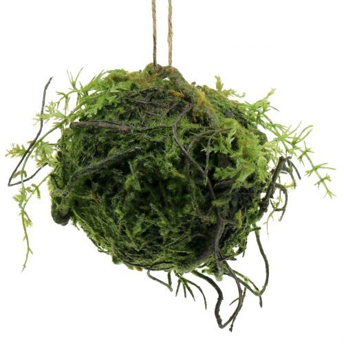 Floristik24 Palla di muschio Kokedama artificiale verde Ø13cm