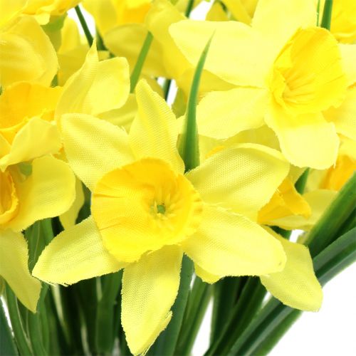 Floristik24 Decorazione da tavola narciso giallo 27 cm 12 pezzi