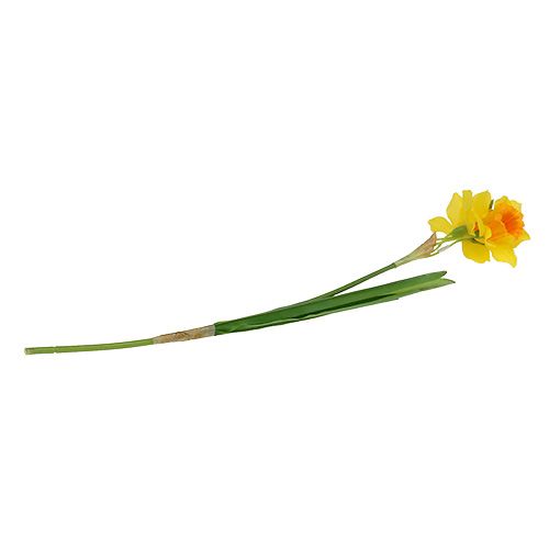 Floristik24 Giallo narciso L40cm