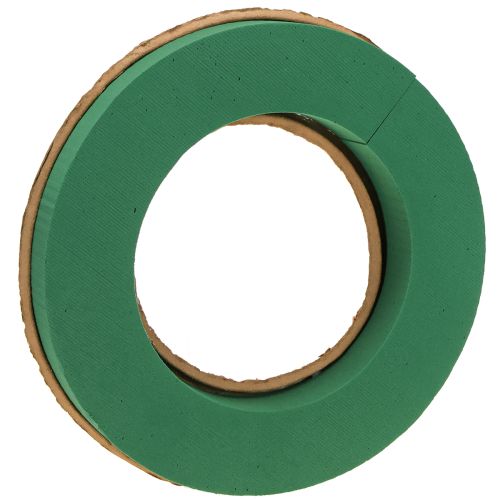 Base per ghirlanda floreale in schiuma bagnata in cartone Ø25cm 2 pezzi