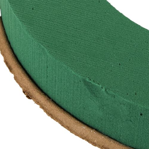 Prodotto Base per ghirlanda floreale in schiuma bagnata in cartone Ø25cm 2 pezzi