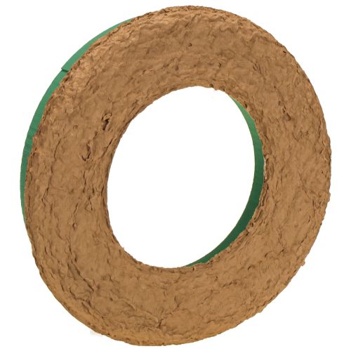 Prodotto Base per ghirlanda floreale in schiuma bagnata in cartone Ø25cm 2 pezzi