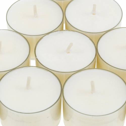 PURE Nature Lights lumini cera di colza naturale tempo di combustione 7 ore 18 pezzi