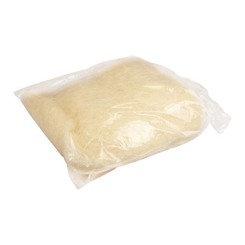 Prodotto Erba di sisal in fibra naturale per l&#39;artigianato Erba di sisal bianco crema 500g