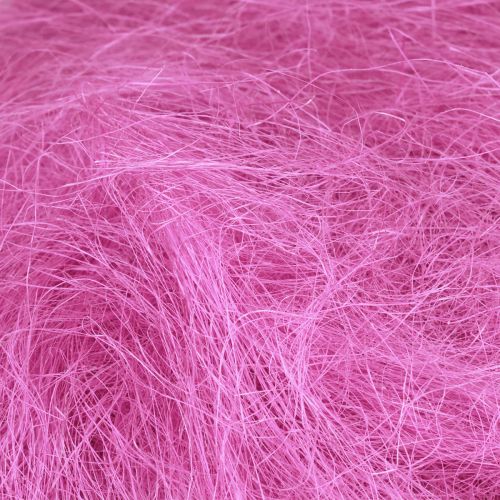 Prodotto Erba di sisal in fibra naturale per l&#39;artigianato Erba di sisal rosa 300g